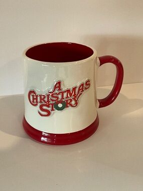 Large Rae Dunn Christmas Story Tanker Style Cup